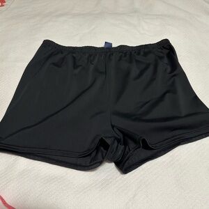Swimsuits For All Black Athletic Swim Shorts